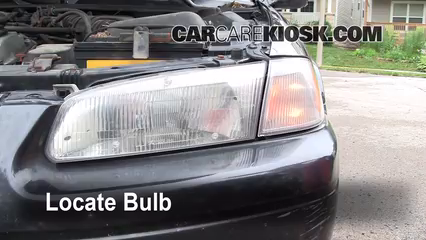 1997 Toyota Camry XLE 3.0L V6 Lights Highbeam (replace bulb)